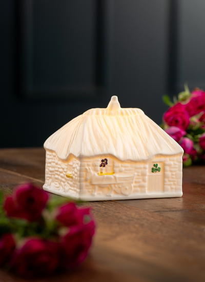 Irish Thatched Cottage LED Edition Piece 2025